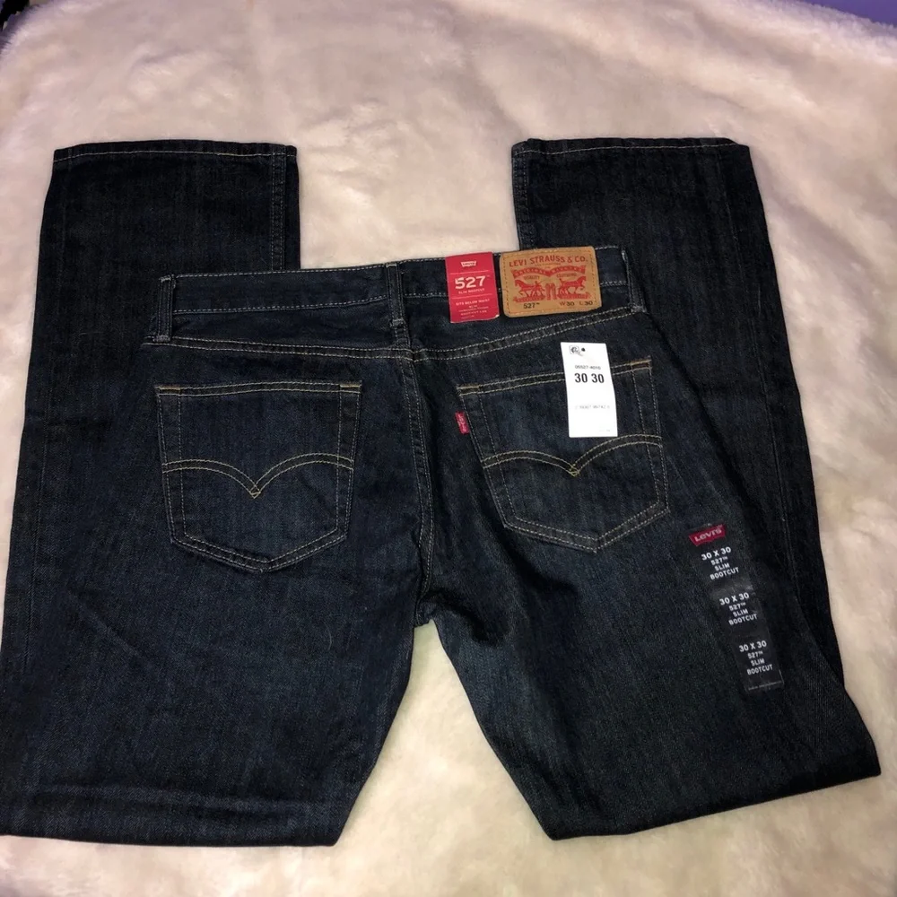 NWT! Men’s Levi’s Jeans! Crisp Navy Blue Denim - Picture 4 of 6